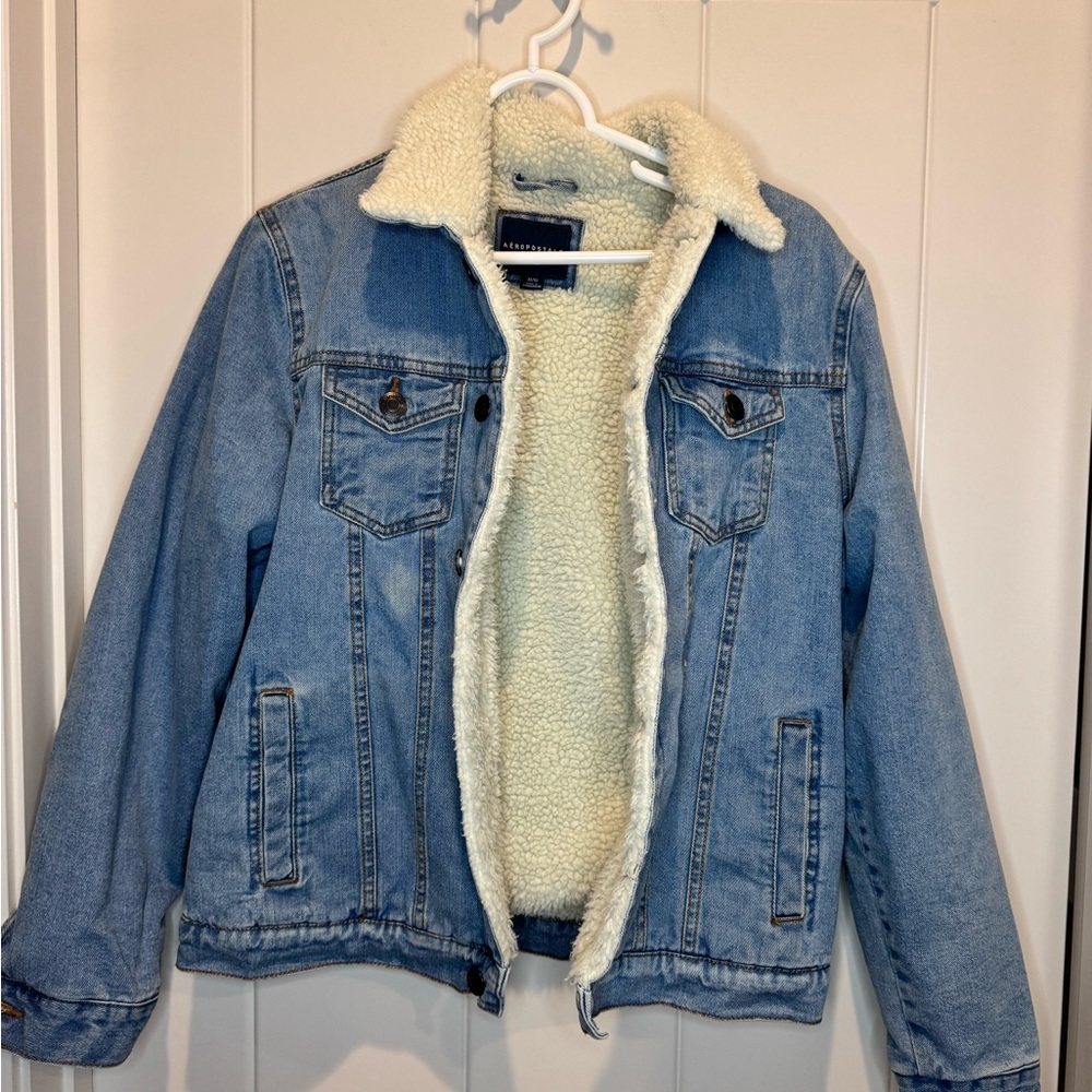 Aeropostale Sherpa-Lined Jacket